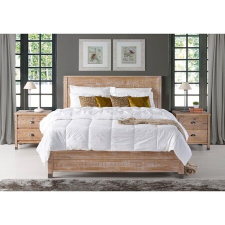 Ef Baja Platform Bed Barnwood - King BJ808